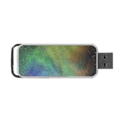 Frosted Glass Background Psychedelic Portable Usb Flash (two Sides) by Celenk