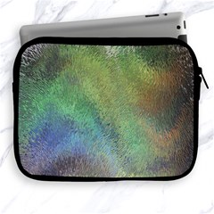 Frosted Glass Background Psychedelic Apple Ipad 2/3/4 Zipper Cases by Celenk