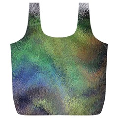 Frosted Glass Background Psychedelic Full Print Recycle Bags (l)  by Celenk