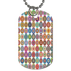 Decorative Ornamental Concentric Dog Tag (two Sides) by Celenk