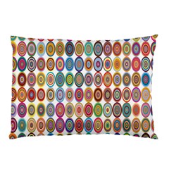 Decorative Ornamental Concentric Pillow Case by Celenk