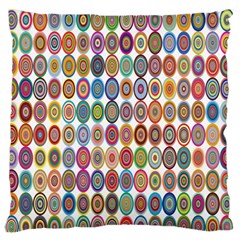 Decorative Ornamental Concentric Standard Flano Cushion Case (one Side)