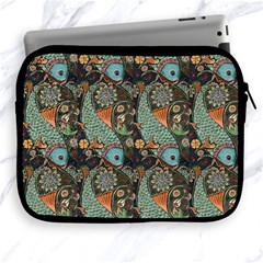 Pattern Background Fish Wallpaper Apple Ipad 2/3/4 Zipper Cases by Celenk