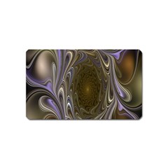 Fractal Waves Whirls Modern Magnet (name Card) by Celenk