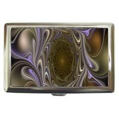 Fractal Waves Whirls Modern Cigarette Money Cases by Celenk