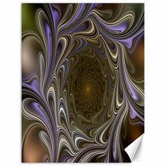 Fractal Waves Whirls Modern Canvas 12  X 16   by Celenk