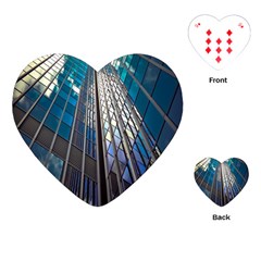 Architecture Skyscraper Playing Cards (heart)  by Celenk