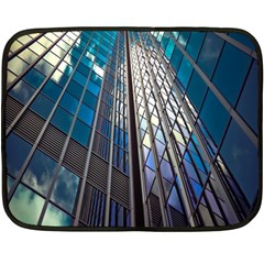 Architecture Skyscraper Fleece Blanket (mini) by Celenk