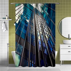 Architecture Skyscraper Shower Curtain 48  X 72  (small)  by Celenk