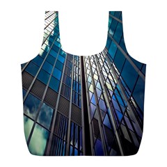 Architecture Skyscraper Full Print Recycle Bags (l)  by Celenk