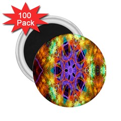 Kaleidoscope Pattern Ornament 2 25  Magnets (100 Pack)  by Celenk