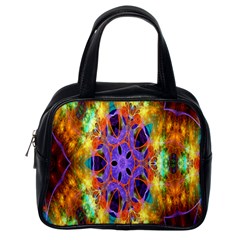 Kaleidoscope Pattern Ornament Classic Handbags (one Side) by Celenk