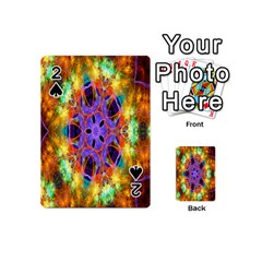 Kaleidoscope Pattern Ornament Playing Cards 54 (mini)  by Celenk