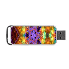 Kaleidoscope Pattern Ornament Portable Usb Flash (one Side) by Celenk