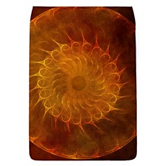 Orange Warm Hues Fractal Chaos Flap Covers (s)  by Celenk