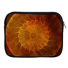 Orange Warm Hues Fractal Chaos Apple Ipad 2/3/4 Zipper Cases by Celenk