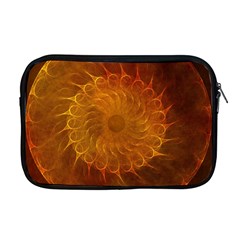 Orange Warm Hues Fractal Chaos Apple Macbook Pro 17  Zipper Case by Celenk