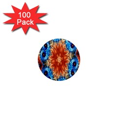 Alchemy Kaleidoscope Pattern 1  Mini Magnets (100 Pack)  by Celenk