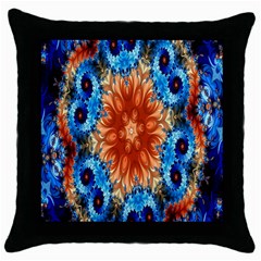 Alchemy Kaleidoscope Pattern Throw Pillow Case (black) by Celenk