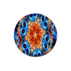 Alchemy Kaleidoscope Pattern Magnet 3  (round) by Celenk