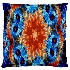 Alchemy Kaleidoscope Pattern Large Cushion Case (two Sides) by Celenk