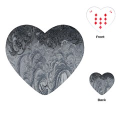 Abstract Art Decoration Design Playing Cards (heart)  by Celenk