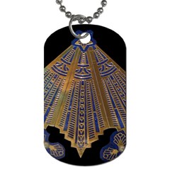 Deco Fan Dog Tag (two Sides) by DeneWestUK