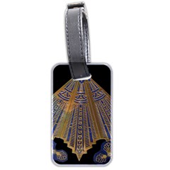 Deco Fan Luggage Tags (two Sides) by DeneWestUK