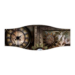 Steampunk, Wonderful Clockwork With Gears Stretchable Headband by FantasyWorld7