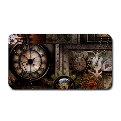 Steampunk, Wonderful Clockwork With Gears Medium Bar Mats by FantasyWorld7