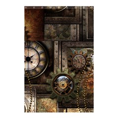 Steampunk, Wonderful Clockwork With Gears Shower Curtain 48  X 72  (small)  by FantasyWorld7