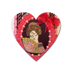 Beauty Heart Magnet by DeneWestUK