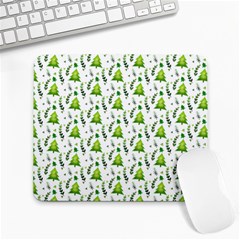 Watercolor Christmas Tree Large Mousepads by patternstudio