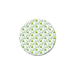 Watercolor Christmas Tree Golf Ball Marker by patternstudio