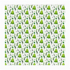 Watercolor Christmas Tree Medium Glasses Cloth (2-side) by patternstudio