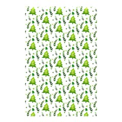 Watercolor Christmas Tree Shower Curtain 48  X 72  (small)  by patternstudio