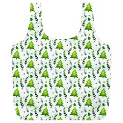 Watercolor Christmas Tree Full Print Recycle Bags (l)  by patternstudio