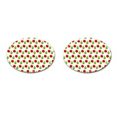 Watercolor Ornaments Cufflinks (oval) by patternstudio