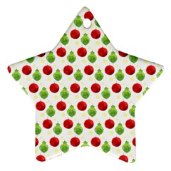 Watercolor Ornaments Star Ornament (two Sides) by patternstudio