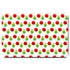 Watercolor Ornaments Large Doormat  by patternstudio