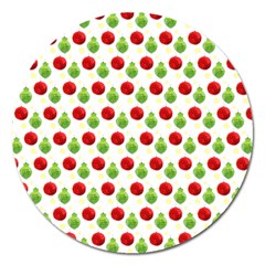 Watercolor Ornaments Magnet 5  (round) by patternstudio