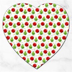 Watercolor Ornaments Jigsaw Puzzle (heart) by patternstudio