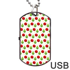 Watercolor Ornaments Dog Tag Usb Flash (two Sides) by patternstudio