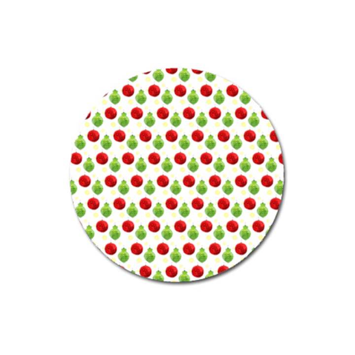 Watercolor Ornaments Magnet 3  (Round)