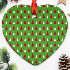 Christmas Tree Ornament (heart) by patternstudio