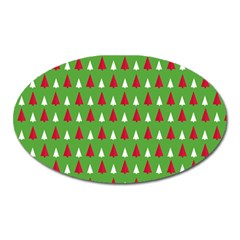 Christmas Tree Oval Magnet by patternstudio