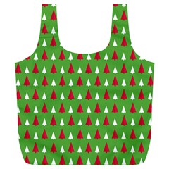 Christmas Tree Full Print Recycle Bags (l)  by patternstudio