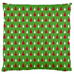 Christmas Tree Large Flano Cushion Case (one Side) by patternstudio