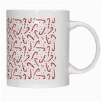 Candy Cane White Mugs Right