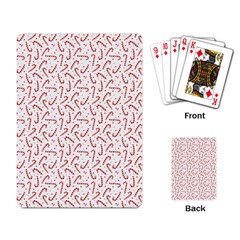 Candy Cane Playing Card by patternstudio